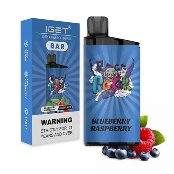 IGET Bar - Blueberry Raspberry - View 2