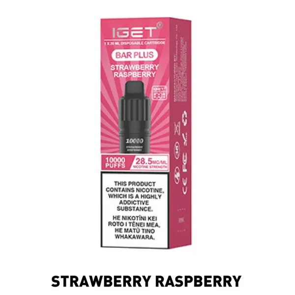 IGET Bar Plus S3 - Strawberry Raspberry